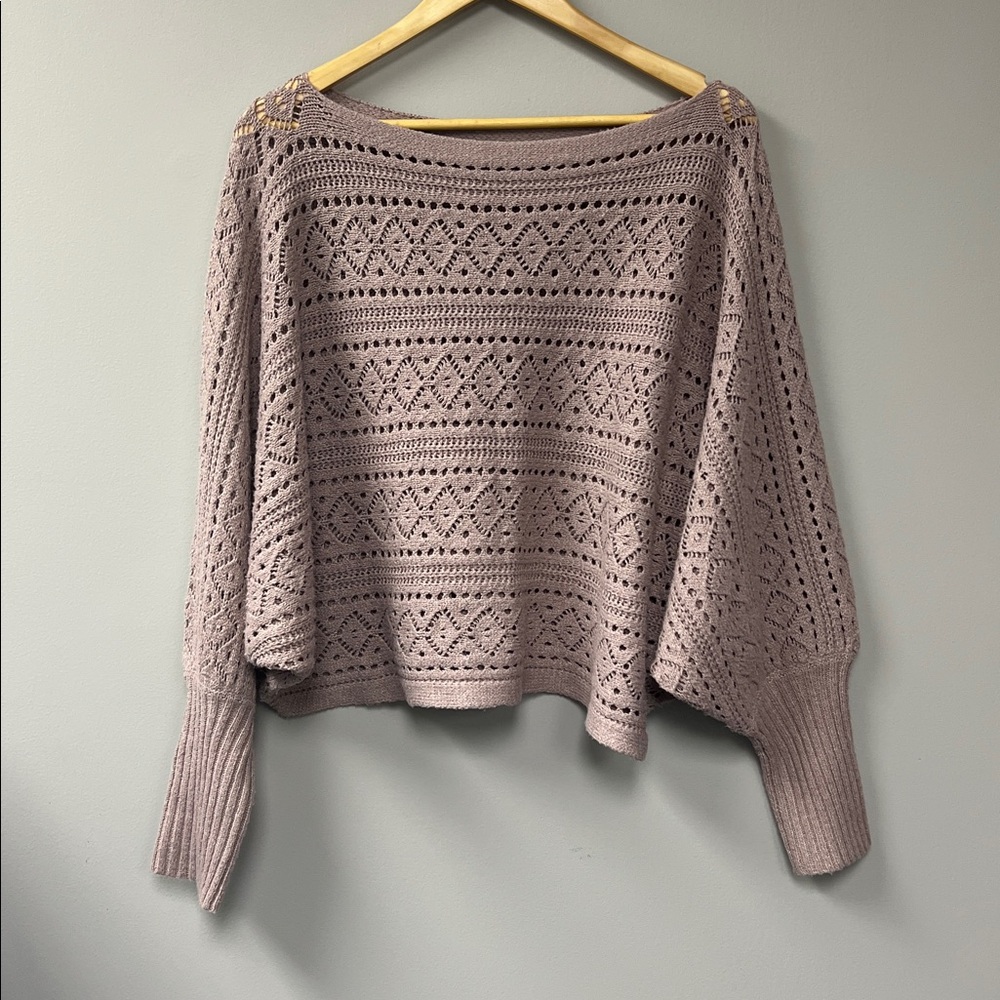 Purple Sweater - SHEIN small Oversized